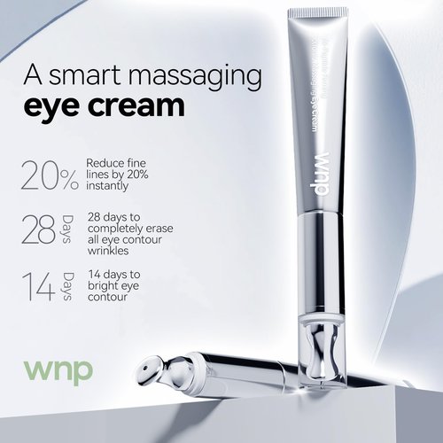 WNP Ultra-Hydrating Serum 3% Hyaluronic Acid + Eye Cream|Wrinkle Eraser Massaging Eye Cream