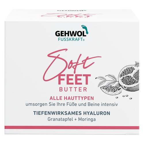 GEHWOL Soft Feet Butter 3.5 oz/100 ml pomegranate & moringa