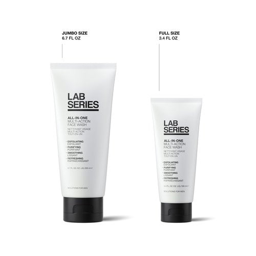 Lab Series Men's All-In-One Multi-Action Face Wash - Face Scrub - Cleanse and Purify Skin - Skin Care for Men, 6.7 Fl Oz