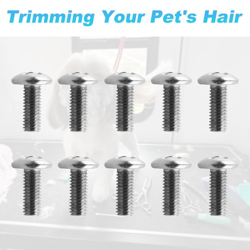 Clipper Screws Fits for Andis Outliner Blades, Blade Setter for Clippers Replaced for Andis T Outliner Accessories - 10 Pca