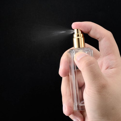 IRON BILL 30 ml Glass Spray Bottle, 1 oz Perfume Bottles Empty, Glass Atomizer, Small Travel Atomizer Bottle Refillable (6 PCS, Gold)