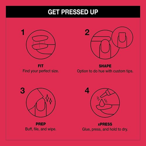 Bundle of OPI xPress/On Press On Nails, With Nail Glue, Short Pink Nails,Strawberry Margarita + OPI Repair Mode Bond Building Nail Serum, Clear, 0.3 fl oz