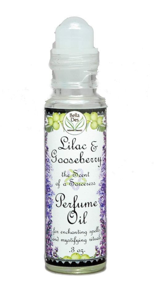 Lilac & Gooseberry Gift Set | Perfume with Soy Candle Tin and Lip Balm | Full Size Products | Yennefer Scent of a Sorceress by Bella Des Natural Beauty