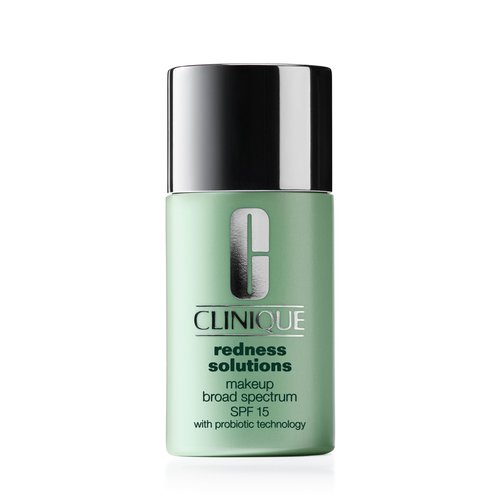 Clinique Redness Solutions Liquid Foundation Makeup Broad Spectrum SPF 15 With Probiotic Technology For Redness-Prone Skin| Medium Coverage + Natural Finish, Calming Neutral, 1 Fl Oz