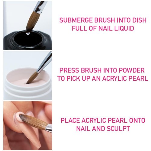 Young Nails Liquid Nail Monomer for Acrylic Nail Powder - Professional Liquid Monomer, Acrylic Nails At Home, Low Odor, MMA Free, Non-Yellowing, 6 oz
