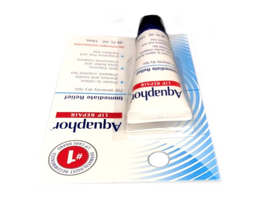 Aquaphor Lip Repair Ointment - Long-lasting Moisture to Soothe Dry Chapped Lips - .35 fl. oz Tube, 4 Pack