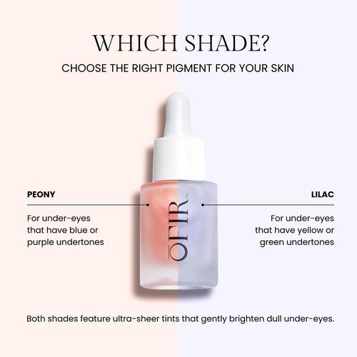 OFIR Bloom Serum Illuminating Gel | Under Eye Brightener Dark Circles Treatment | Lifting Formula With Hyaluronic Acid | Vegan Cruelty Paraben Free Skincare | Hydrating Moisturizer | Peony 1 Fl Oz