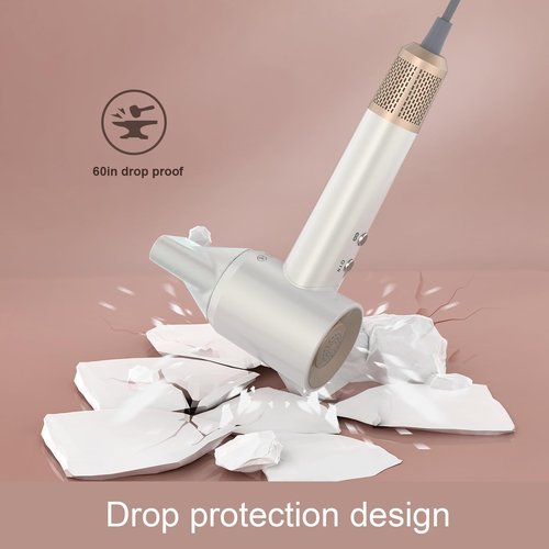 Hair Dryer|High Speed Hair Dryers |150000 RPM Professional Negative Ionic Hair Dryer for Fast Drying (White)
