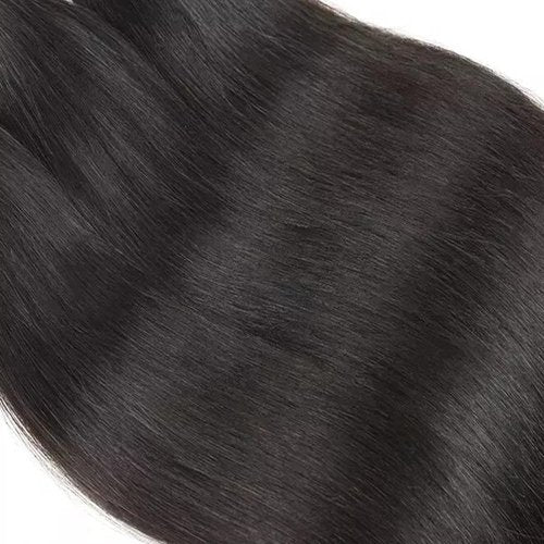 Straight Bundles Human Hair Natural Black Color Human Hair Bundles 12 14 16 Inch Brazilian Virgin Remy Hair Extensions Healthy And Soft 3Pcs/Set For Women Deals