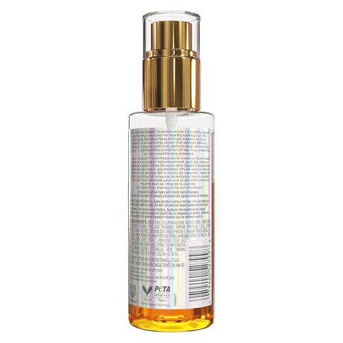 Dove Damage Therapy Intensive Repair with Amino Serum Bi-Phase Serum + Oil Hair Spray for Shine, Frizz Control, and Split Ends 3.9 oz