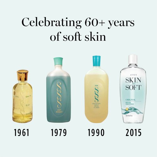 Avon Skin So Soft Original Shower Gel w/Jojoba Oil - 5 pack