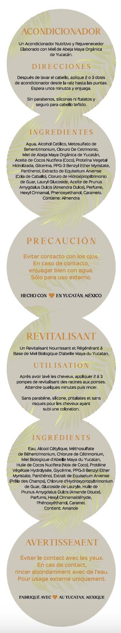 Yucatan Herbal Mayan Bee Honey Conditioner