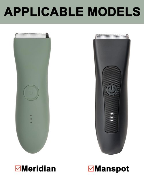 Case for Meridian Trimmer Shaver, Compatible with MANSPOT/LADYSPOT Manscape Groin & Body Hair Trimmer, Hard Travel Cases for Protecting Electric Razor Shavers and Storing Accessories (Case Only)