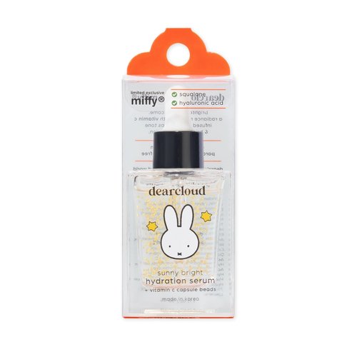 dearcloud Miffy Sunny Hydration Serum – Hydrating Hyaluronic Acid & Vitamin C Face Serum (1 fl oz)