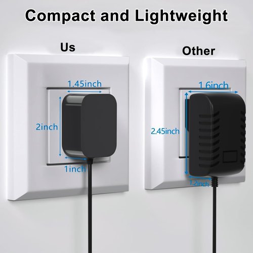Solopen Charger for Braun S9 S7 S5 S3 S1 Electric Razor Shaver Trimmer 310s 3040s 9577cc 9517s 7085cc 12V Charging Cord for Braun Electric Shaver Trimmer Wall Power Adapter