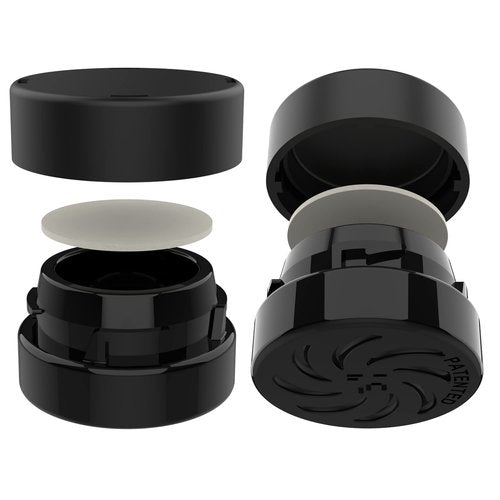 5ml Supercell Black Glass Thick Child Resistant Containers – Concentrate Storage Jars for Oil, Lip Balm, Wax, Cosmetics – Premium PE Cap Seal Lid (10)