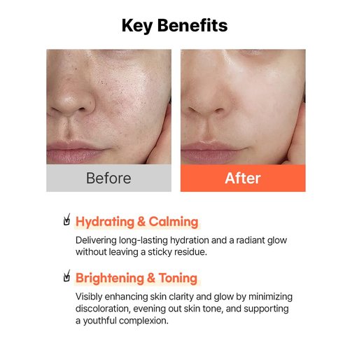 Hanskin Vitamin C Glow Sheet Mask – Korean Face Mask with Vitamin C & Niacinamide | Revitalizing, Radiant-Looking, Healthy Glow Skincare, 10EA