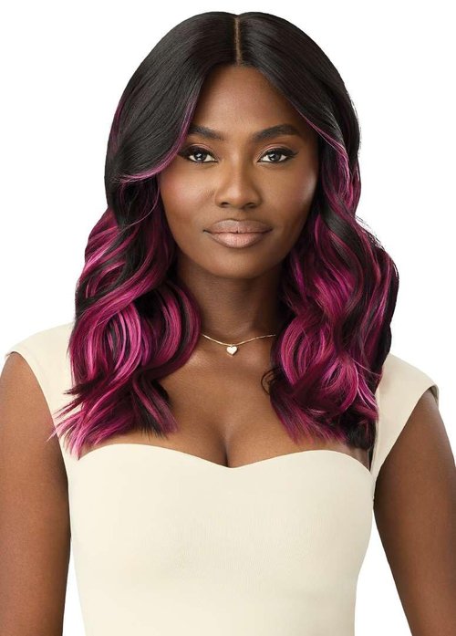 Outre Lace Front Wig - Color Bomb - CB 101 (2/UL PURPLE TWILIGHT)