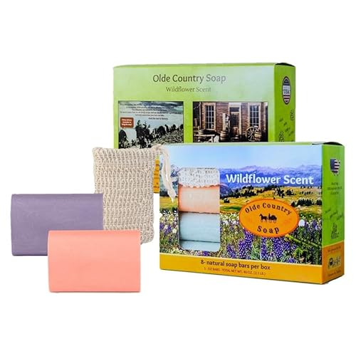 The Original 8-Bar Box - (8) Natural Soap Bars (5oz. each) + (1 pc.) Complimentary Sisal Fiber Soap Bag