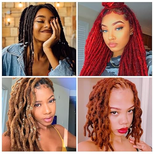 Tight Afro Kinky Bulk 100 £¥ Human Hair for Draedlock Extensions, Repair Locs, Twists and Braids (16 Inch, Natural Black, 5 Bundles with Crochet Needle Set and Rat Tail Comb)