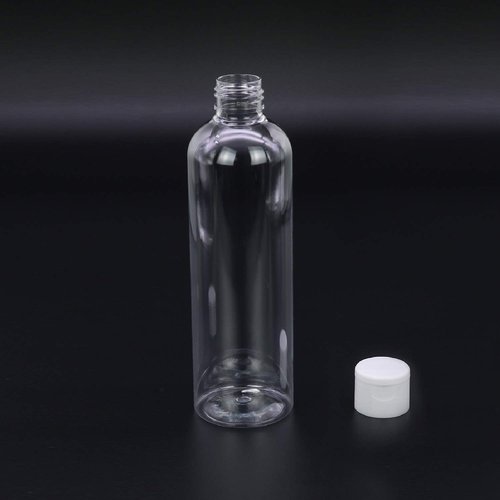 TRENDBOX 8oz/250ml Clear Bottles with Flip Cap Lid BPA-Free Travel Containers For Shampoos,Lotions and Massage Oils - 30 Pack