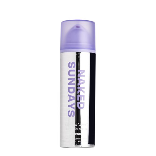 Naked Sundays CabanaClear SPF 50 Water Gel Serum - Invisible Daily Lightweight & Hydrating Sunscreen with Hyaluronic Acid, Broad Spectrum, Oil-Free, Silicone Free, Fragrance-Free for All Skin Types
