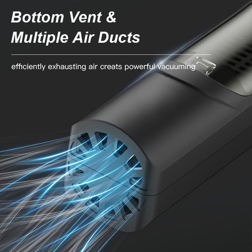 Favrison Hair Clippers for Men, Automatic Vacuum Professional Cordless Hair Clippers, Waterproof & USB Rechargeable Hair Cutting Kit Hair Trimmer with Magnetic Storage Bin