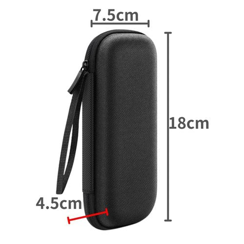 YANHHAN Razor Travel Case， Hard Travel Case for Electric Razor, Compatible with Gillette & Harrys, Protective Storage Organizer with Mesh Pocket（Black ）