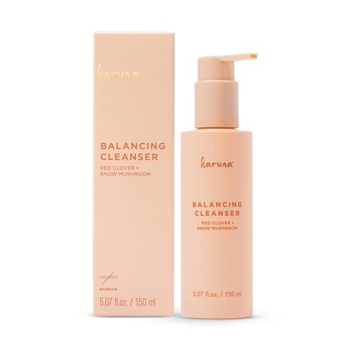 Karuna Balancing Facial Gel Cleanser | Gentle, Non-Stripping Daily Face Wash for All Skin Types | With Niacinamide, Hyaluronic Acid, and Snow Mushroom for Lightweight Hydration |150 ml