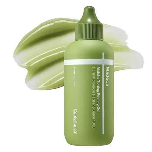 Centellian 24 Madeca Matcha Toning Peeling Gel (Peeling Gel, 5.07fl oz) – Gentle Exfoliator for Clear, Smooth & Balanced Skin, Korean Skin Care. Matcha-TECA Complex, Charcoal Capsules.