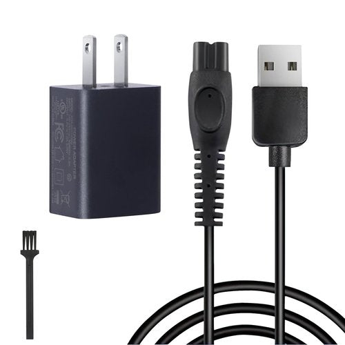 5V Charger for Philips Electric Shaver, Replacement Charger for Philips Norelco One Blade QP2724 QP2834 QP1324 MG5910 MG7910 MG9510 MG9520 PQ888 PQ889 (Only Fit for 5V,Not All Models) ﻿