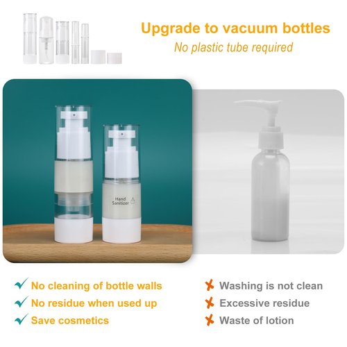 Beveetio 19 Pack Travel Bottles TSA Approved, 3OZ Leakproof Silicone Refillable Travel Size Containers for Toiletries, BPA Free Travel Accessories Tubes Cosmetic Shampoo Lotion Soap