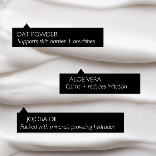 UPCIRCLE Cleansing Face Milk with Aloe Vera + Oat Powder 4.05oz - Cleansing, Repairing + Nourishing Skin - Vegan + Cruelty-Free