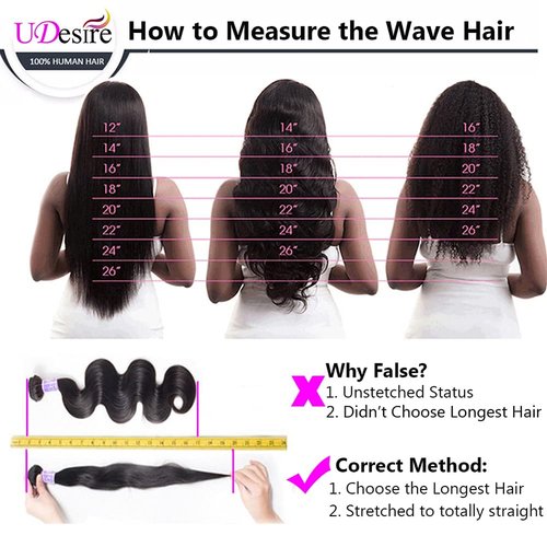 UDesire 12A Brazilian Body Wave 1 Bundle 24inch 100% Unprocessed Virgin Human Hair Bundles Weave Hair Bundles