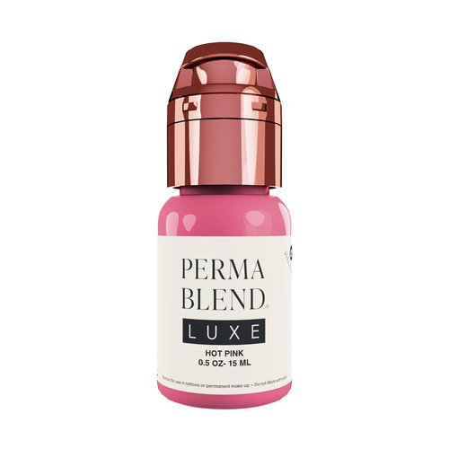 Perma Blend Luxe - Hot Pink - Microblading Ink to Enhance Lip Color - Lip Tattoo & Lip Blushing Supplies for Permanent Lip Color - Bright Pink Lip Blush - Vegan (0.5 oz)
