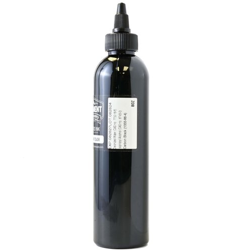 Element Tattoo Supply Nighthawk Tattoo Black Ink Professional 8oz for Human Skin Smooth Solid Pigment for Lining Shading Blending Long Lasting Color Supply