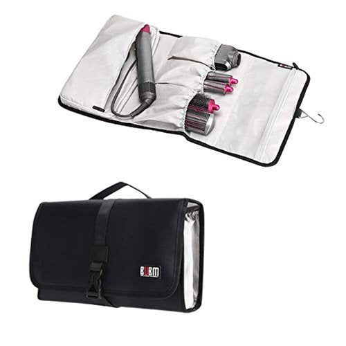 Buwico BUBM Travel Case Carry Case Portable Storage Bag Roller Hanging Bag Organizer for Dyson Airwrap Styler,Black