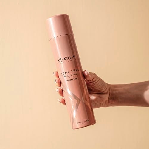 Nexxus Comb Thru Flexible Hold Hair Spray, Brushable Finish, 72H Humidity Shield, 10 oz