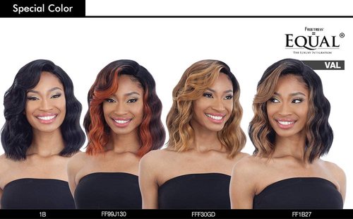 Freetress Braids Equal Synthetic 5 Inch Lace Part Wig - VAL (1 Jet Black)