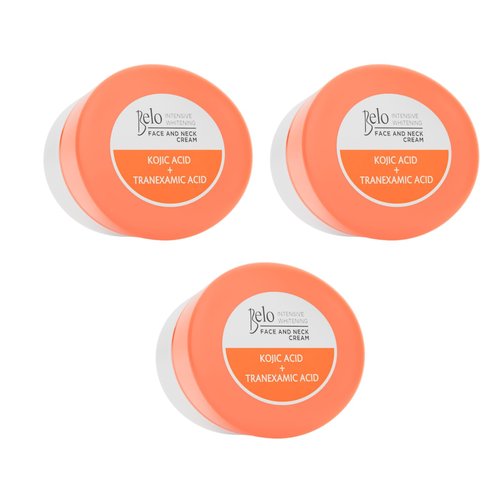 Belo Essentials Even Tone Face & Neck Cream – Radiance Boosting Moisturizer for Smoother, Clearer-Looking Skin – 50g x 3 Pack