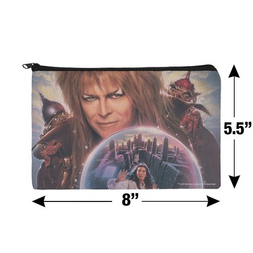 Labyrinth Crystal Ball Goblin King Jareth David Bowie Makeup Cosmetic Bag Organizer Pouch