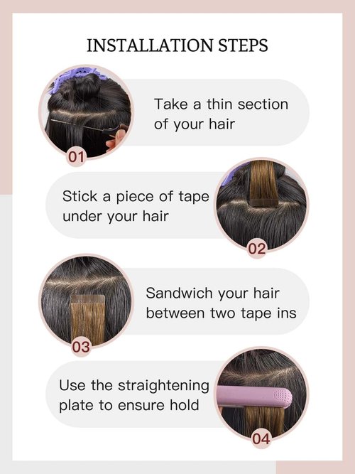 LOVELINE Tape in Hair Extensions Human Hair, Balayage Dark Brown to Chestnut Brown, 18 Inch 20pcs 50g, Skin Weft Seamless Invisible, Soft and Thick Luxury Remy Human Hair Extensions