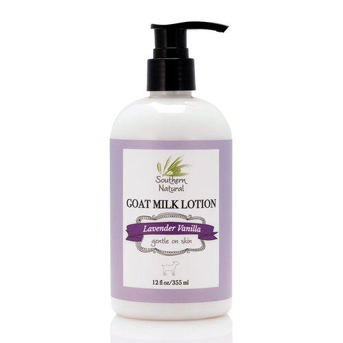 Southern Natural Goat Milk Soap Bar Variety 3 Pack with Lavender Vanilla Goat Milk Lotion – Face and Body Care for Dry, Sensitive Skin, Suitable for Men, Women, and Kids