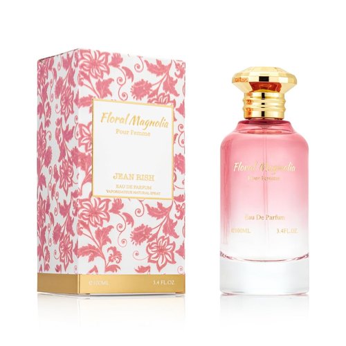 Jean Rish Floral Magnolia Perfume for Women, Eau De Parfum (3.4 Fl Oz / 100ml) with Yuzu, Magnolia & Amber - Long Lasting and Luxury Fragrance, Made in USA