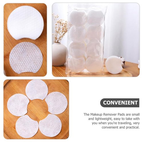 CALLARON 1200Pcs Face Wipes for Women Cleansing - Makeup Remover Wipes, Makeup Remover Pads, Non-Woven Fabric, Face Cotton Pads Cosmetic Eye Shadow Cleansing Pad - Travel Daily Use