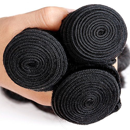 6A Grade Brazilian Virgin Body Wave Hair 3 Bundles 14" 16" 18" Natural Color 100% Unprocessed Brazilian Virgin Human Hair Extension Body Wave