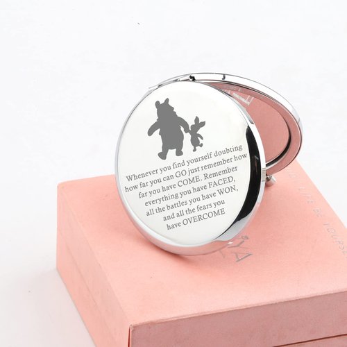 Lywjyb Birdgot Movie Inspired Gift Inspirational Gift for Friend Friendship Makeup Mirror BFF Gifts for Women (Whenever wtp Mirr)