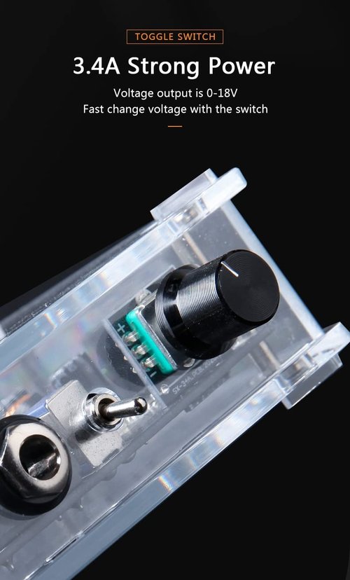DGT Dazzle Tattoo Machine power Supply (Clear B)
