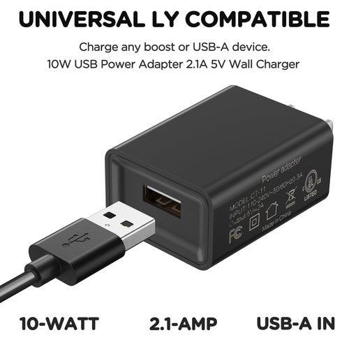 5V USB Wall Charger Adapter Fit for Philips Norelco One Blade 360 Newer Model QP2724 QP2834, MG5910 MG7910 MG9510, X3001 S3341 S5880 S3243 S7887 X3052 Trimmer Electric Shaver Razor, Black