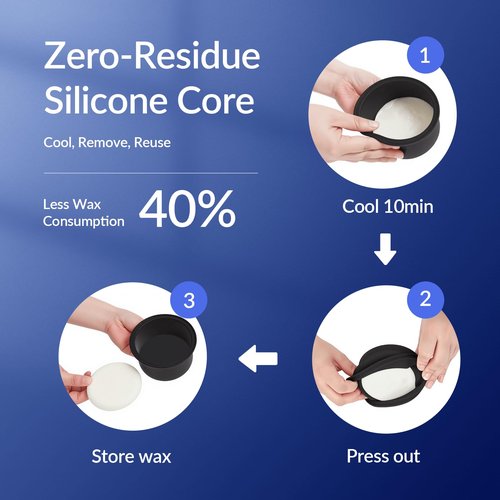 Nose Wax Kit Men & Nose Ear Hair Waxing Kit with 100g Nose Wax Beads,20 Sticks, Fast Heat, Smart Constant Temp, Portable Nose Hair Wax Kit，Multi-Purpose for Eyebrows/Lips (Black-USB)